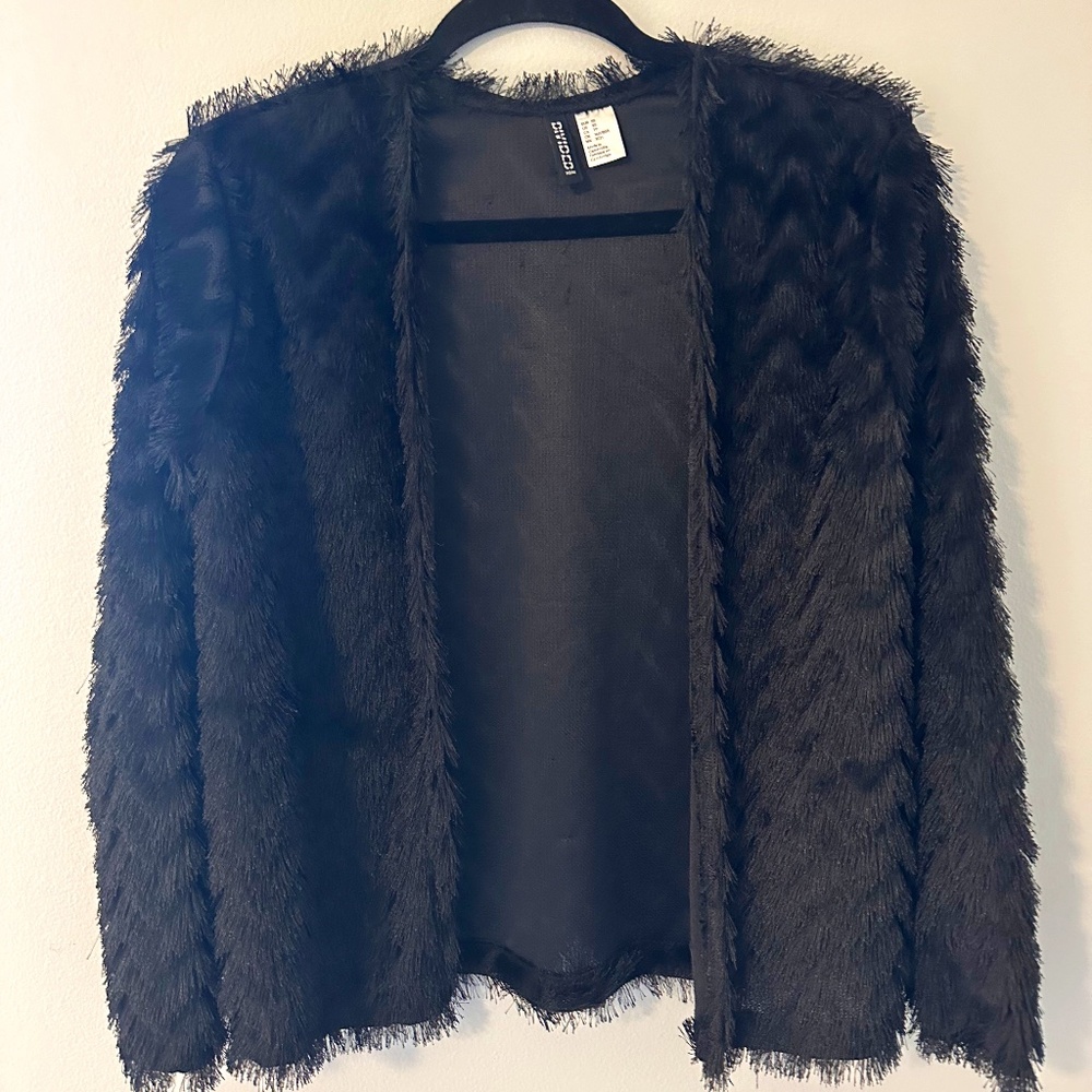 Fringe-covered Cadigan